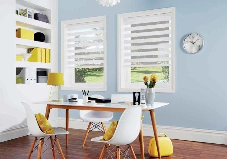 Tuscany white roller blinds