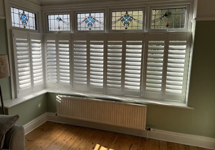 Dining Room Cafe Style Shutter, Pure White